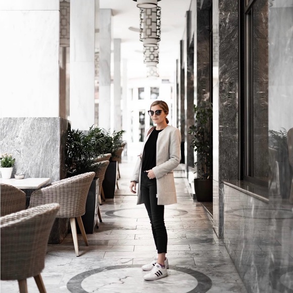 XS light grey Zara Basic jacket - Picture 2 of 6